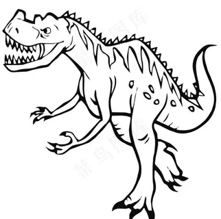 简笔画恐龙图片