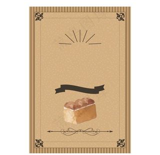 面包店海报图片