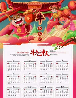2021年年历图片