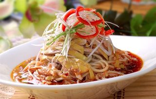 凉面鸡丝图片