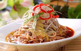 凉面鸡丝图片