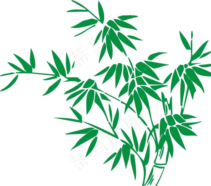 竹叶图片cdr矢量模版下载