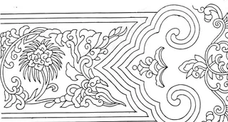 窗花 古代窗花 花卉 图片