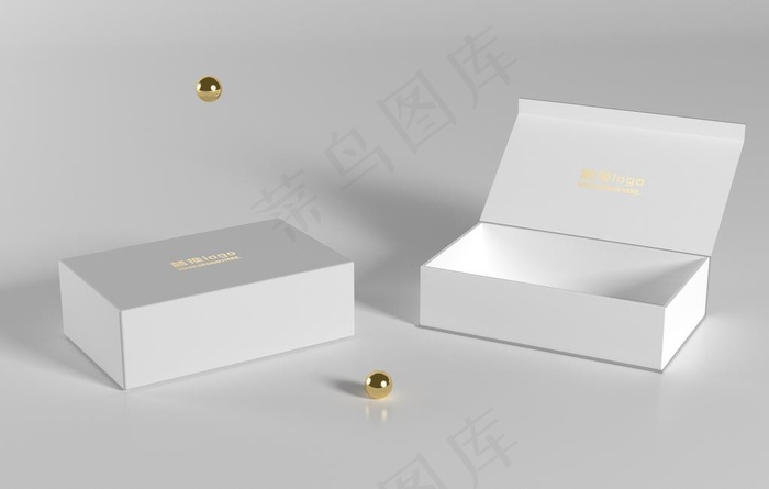包装盒样机图片(3000X2000(DPI:72))psd模版下载