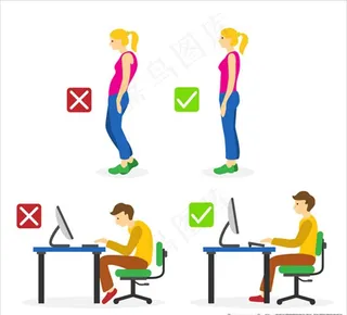 改善你的姿势的技巧图片