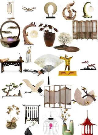 新中式素材图片