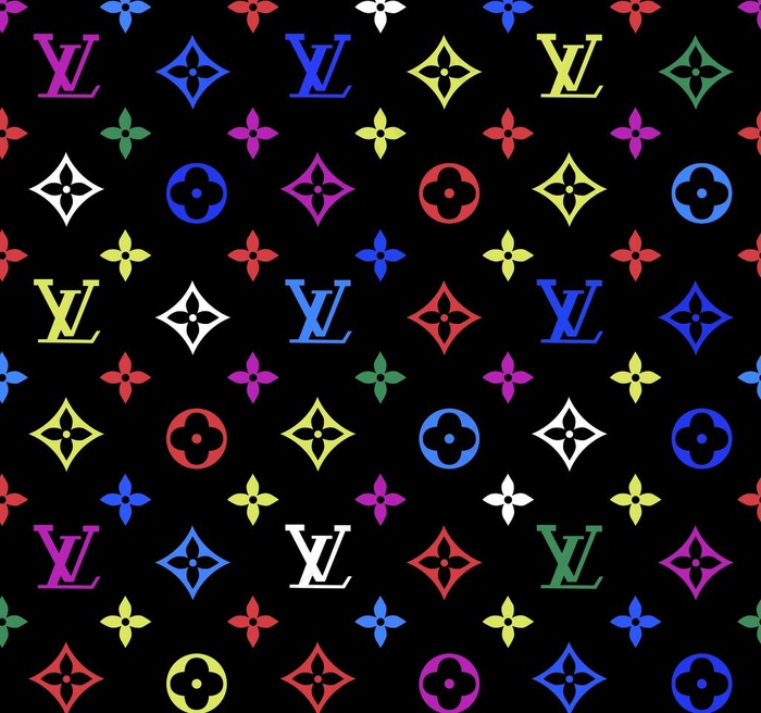 大牌 矢量  数码 印花 回位图片