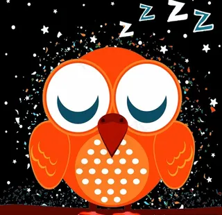 睡眠主题插画图片