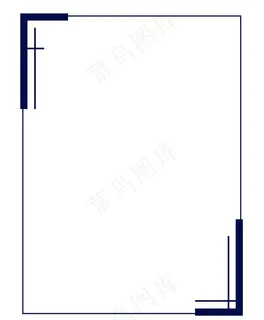 简约几何边框图片