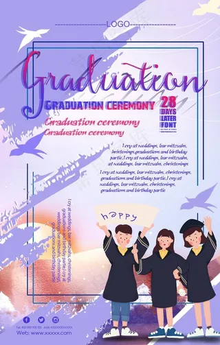 毕业海报图片