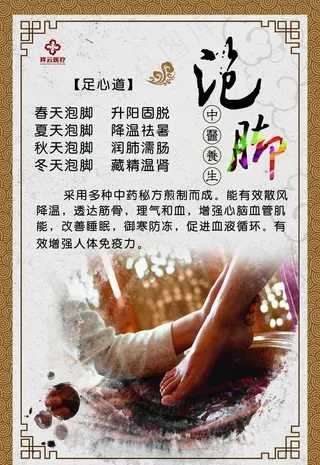 足疗海报图片