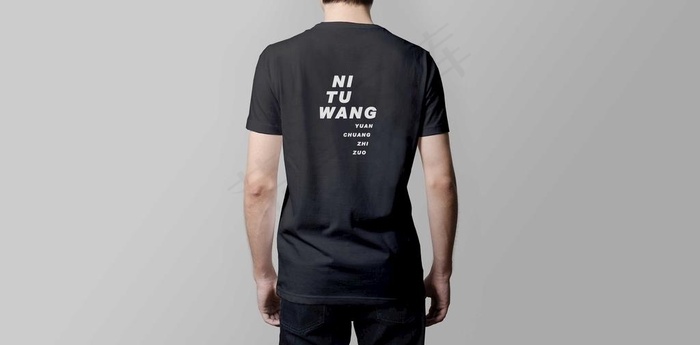 服装短袖样机图片psd模版下载