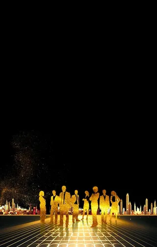 黑金背景素材图片