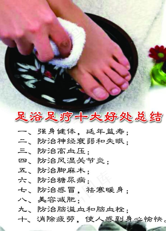 足疗图片psd模版下载