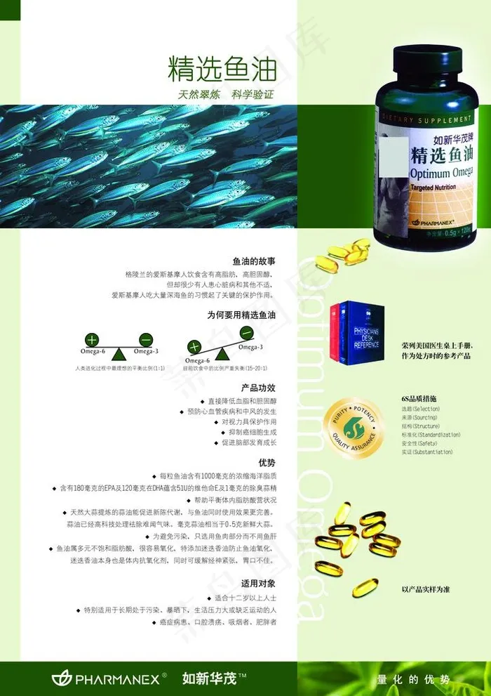 精选鱼油手册产品介绍内容简介图片(2894X3927(DPI:350))psd模版下载