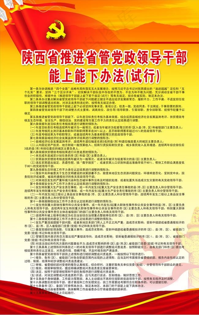 党建制度牌图片(2362X3543(DPI:100))psd模版下载