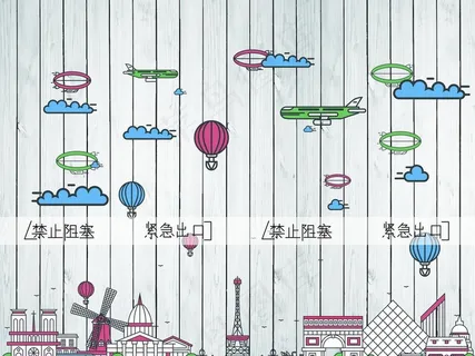 复古安全门装饰贴图片 复古安全门装饰贴图片