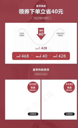 价格曲线主图详情活动关联图片