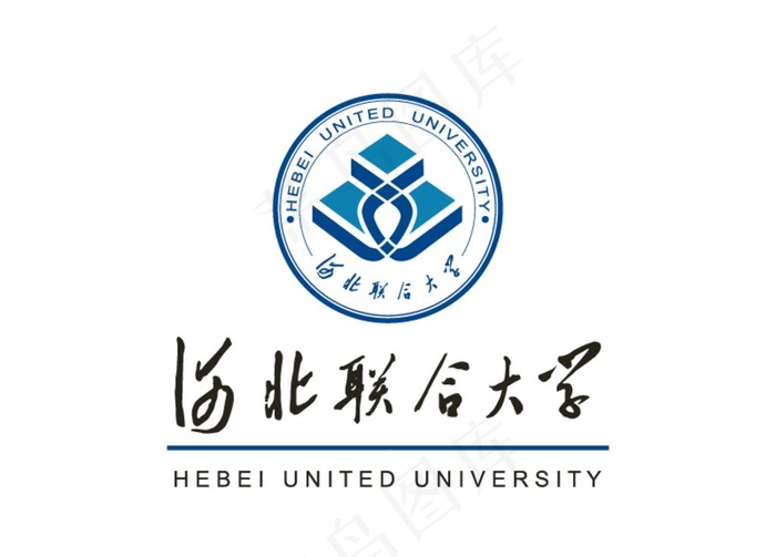 河北联合大学 校徽 LOGO图片ai矢量模版下载