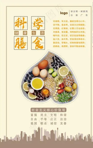 科学膳食图片