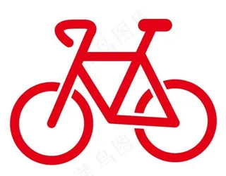 矢量自行车图片