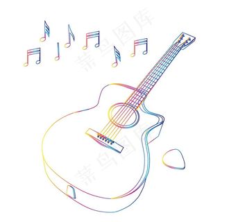 动感吉他图片