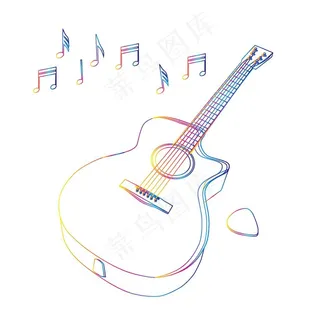 动感吉他图片