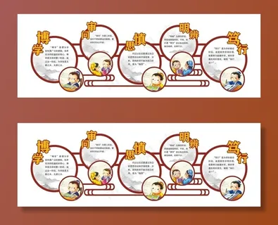 国学文化墙图片