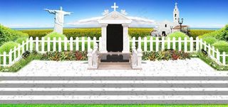 基督教墓地图片