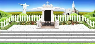 基督教墓地图片