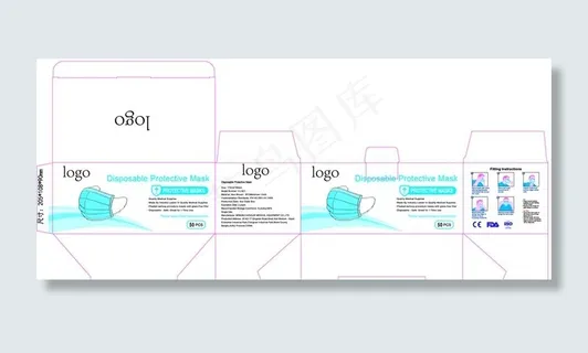 口罩盒图片