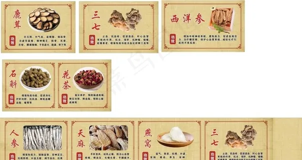 药材功效图片 药材功效图片
