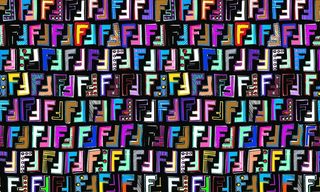 F字母彩色F各种F花型图片