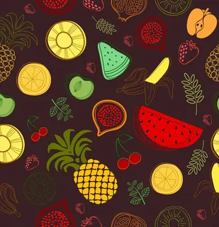 水果底纹图片