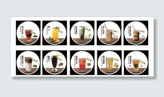 水吧超薄灯箱图片