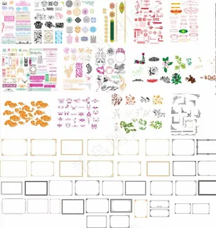 百款边框花纹图片