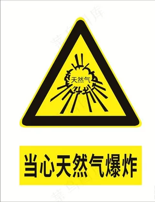 当心天然气爆炸图片