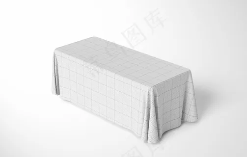 桌布 样机 胎布 餐桌 长桌图片