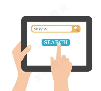 平板电脑屏幕上的搜索按钮图片