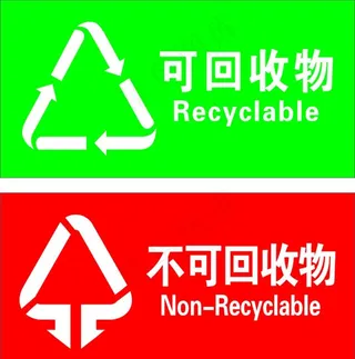 垃圾分类标志图片
