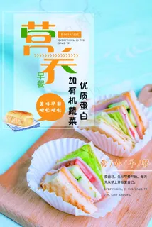 鸡肉三明治图片