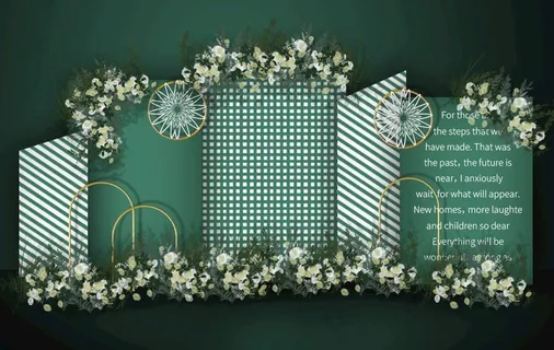 绿色复古婚图片