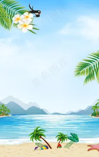 夏日背景图片