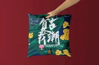 潮流文创抱枕样机图片
