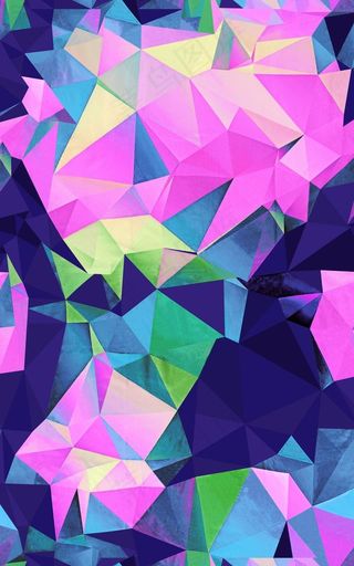 多色三角形图片