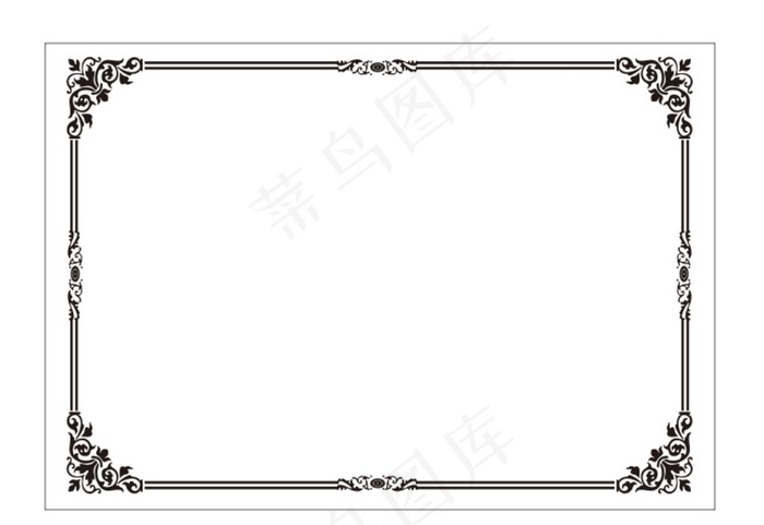 边框图片cdr矢量模版下载