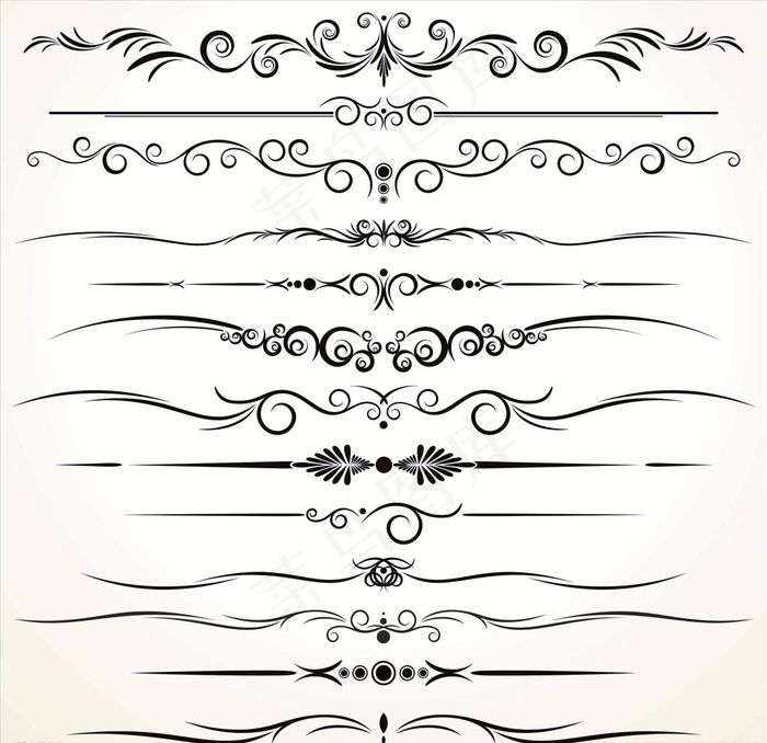 欧式花纹线条图片