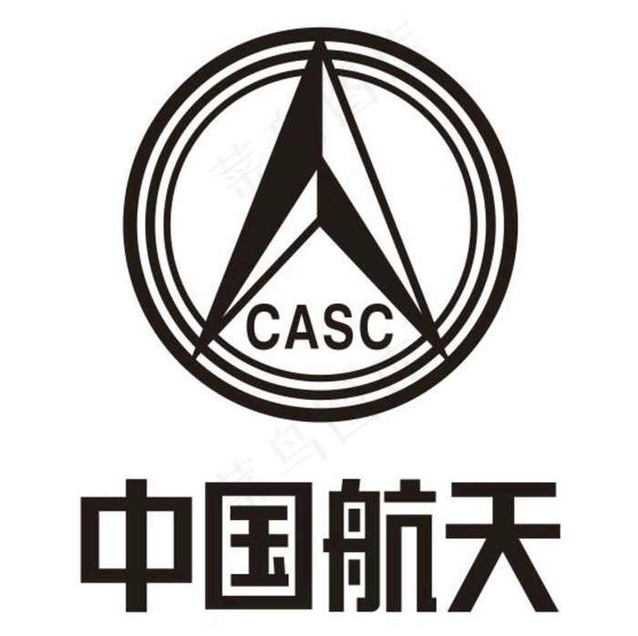 矢量中国航天logo图片cdr矢量模版下载