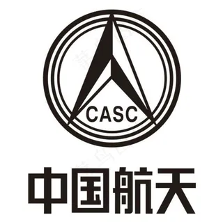 矢量中国航天logo图片