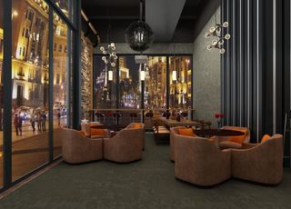 咖啡店休闲区效果图图片